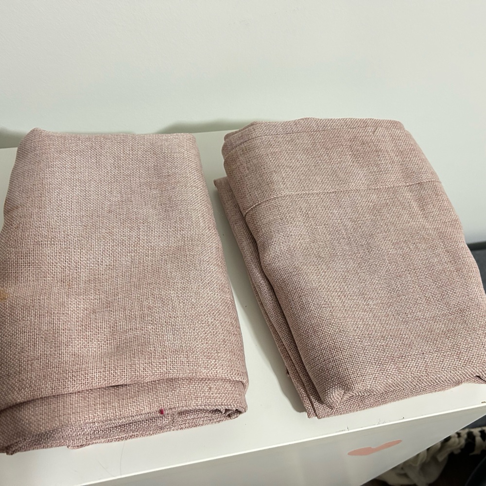 3 sets of standard size curtains